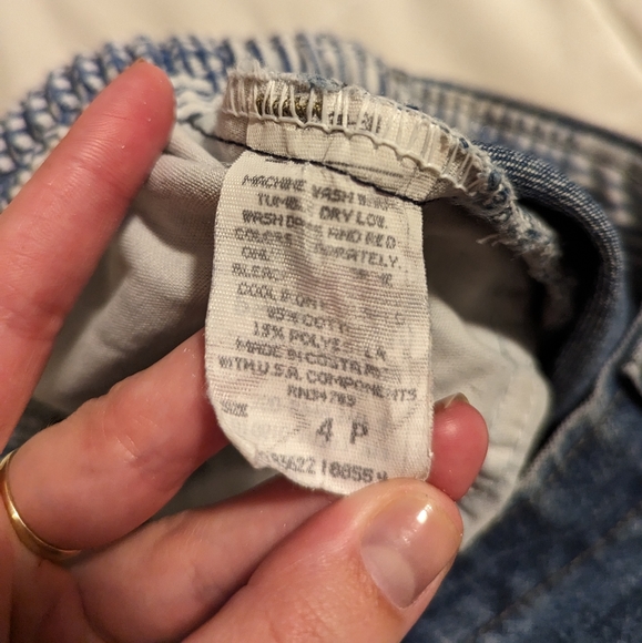 VINTAGE LEE high rise mom jeans size 4 waist 13" - Picture 5 of 8